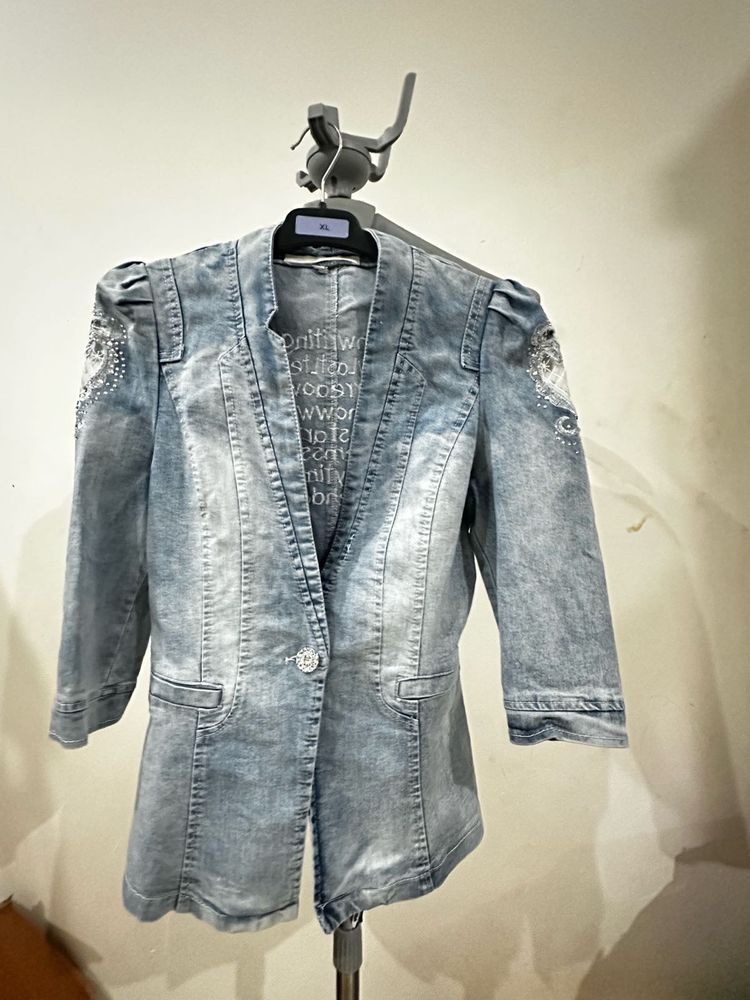 Stylish Denim Blazer Jacket