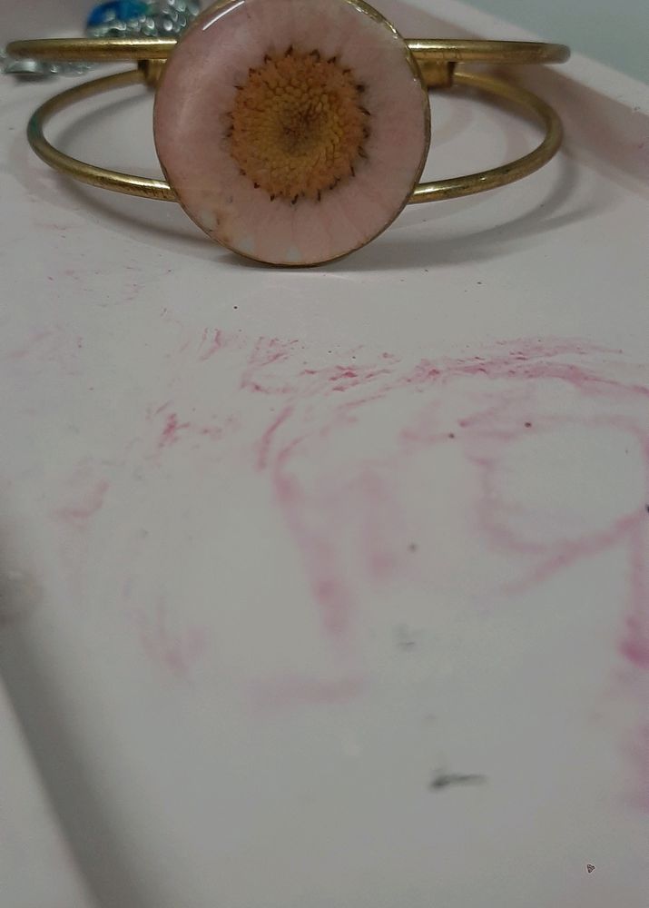 Pink Daisy Bracelet