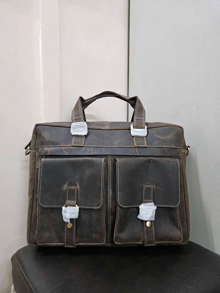 Vintage Leather Briefcase