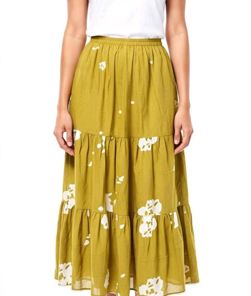 Boho Floral Maxi Skirt