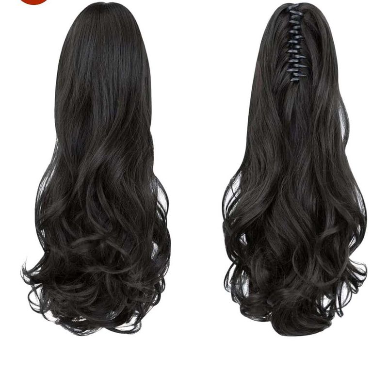 Black Claw Clip Ponytail Extension