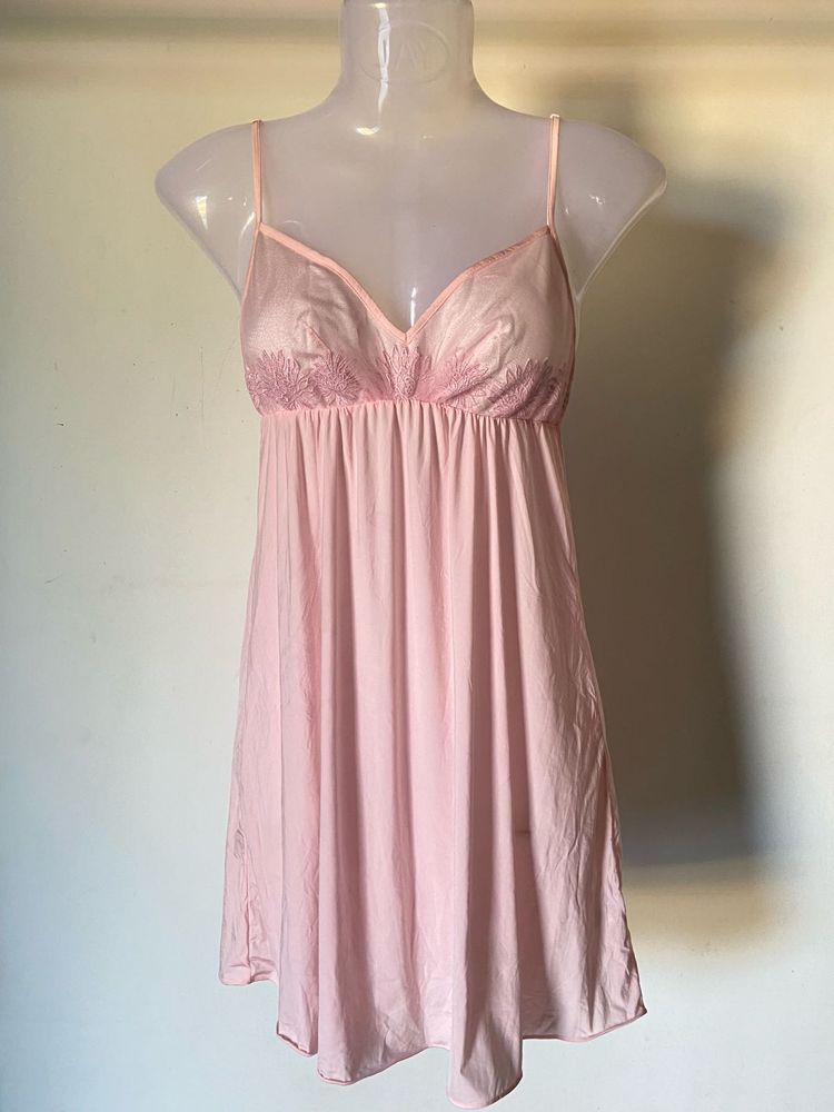 Pink Camisole Slip Dress