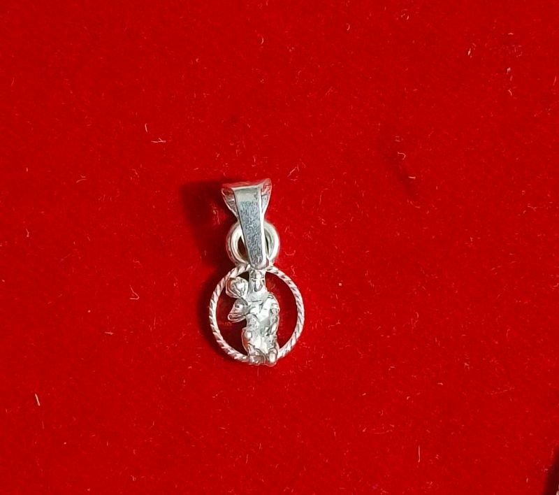 Real silver mini hanumana pendent new design