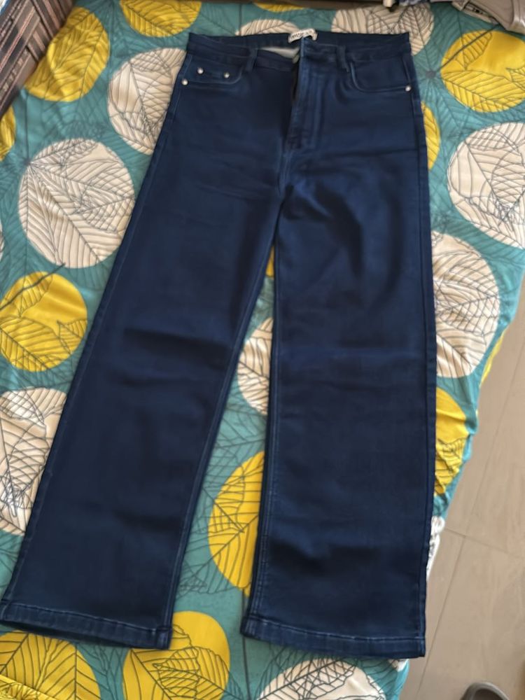 Wide Leg Dark Wash Jeans