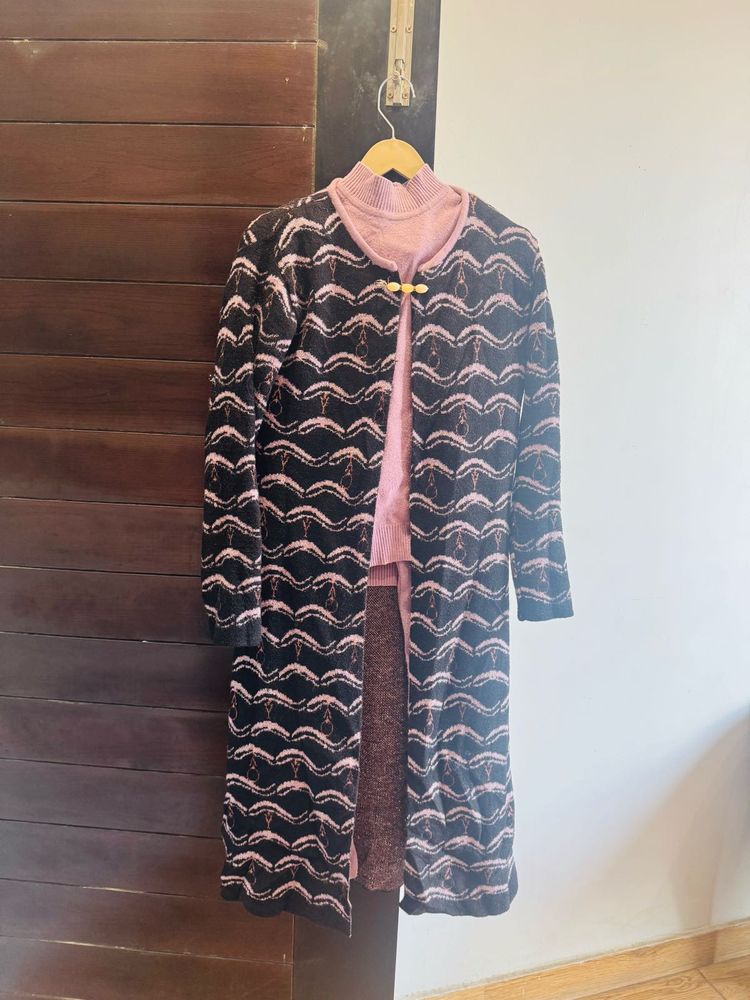 Vintage Style Knit Cardigan