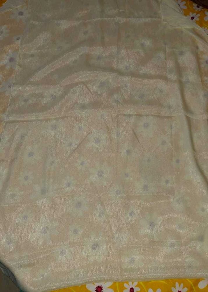 Off white shimmer dupatta