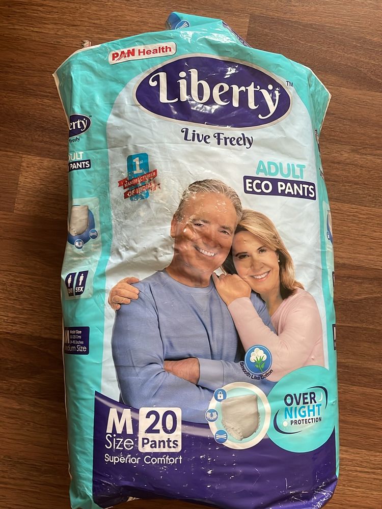 Liberty Eco Pants Diaper Medium Size For Adult
