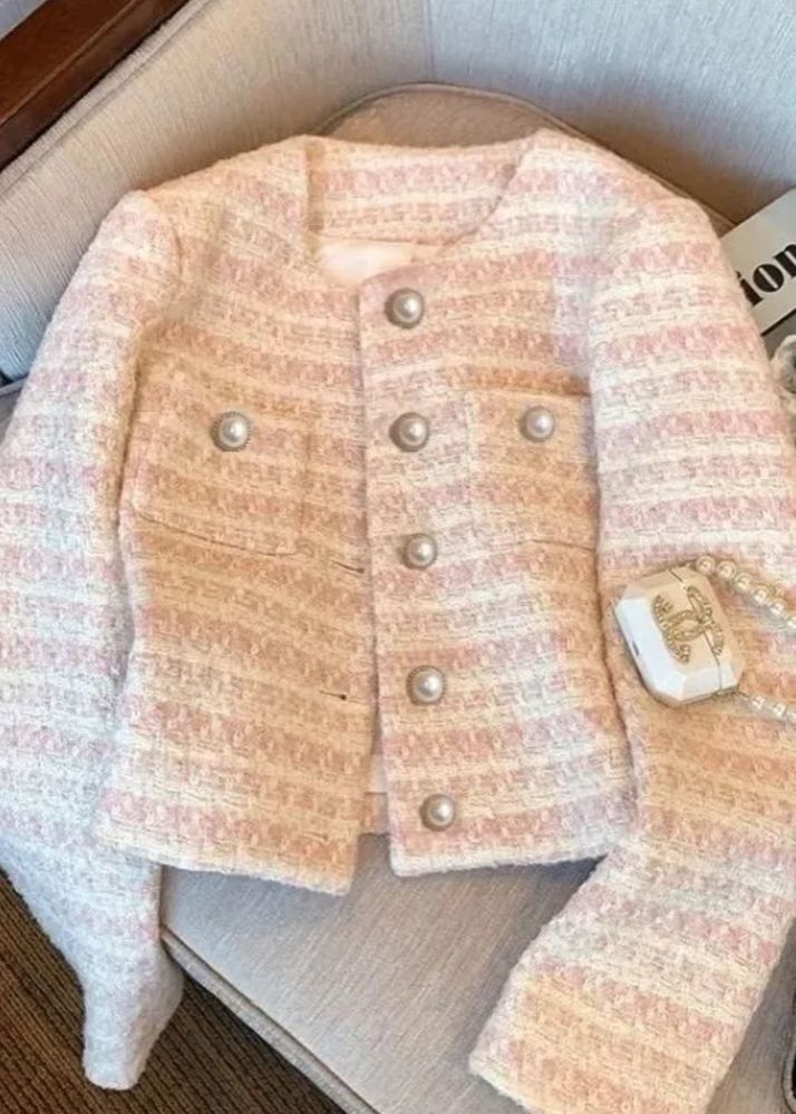 pink Korean style blazzer