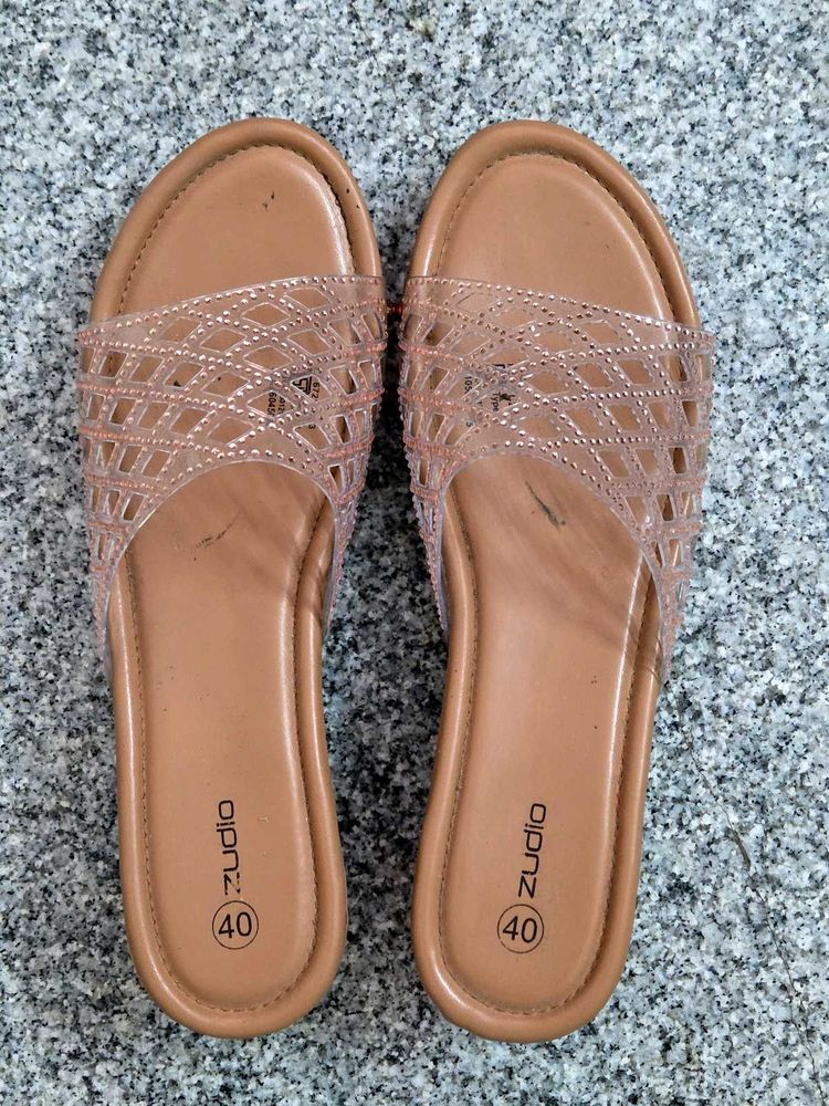 Stylish Transparent Strap Sandals