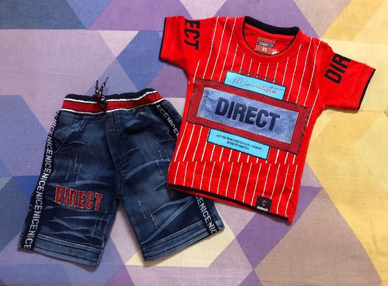 Brand New Boys' T-shirt &amp; Shorts Set
