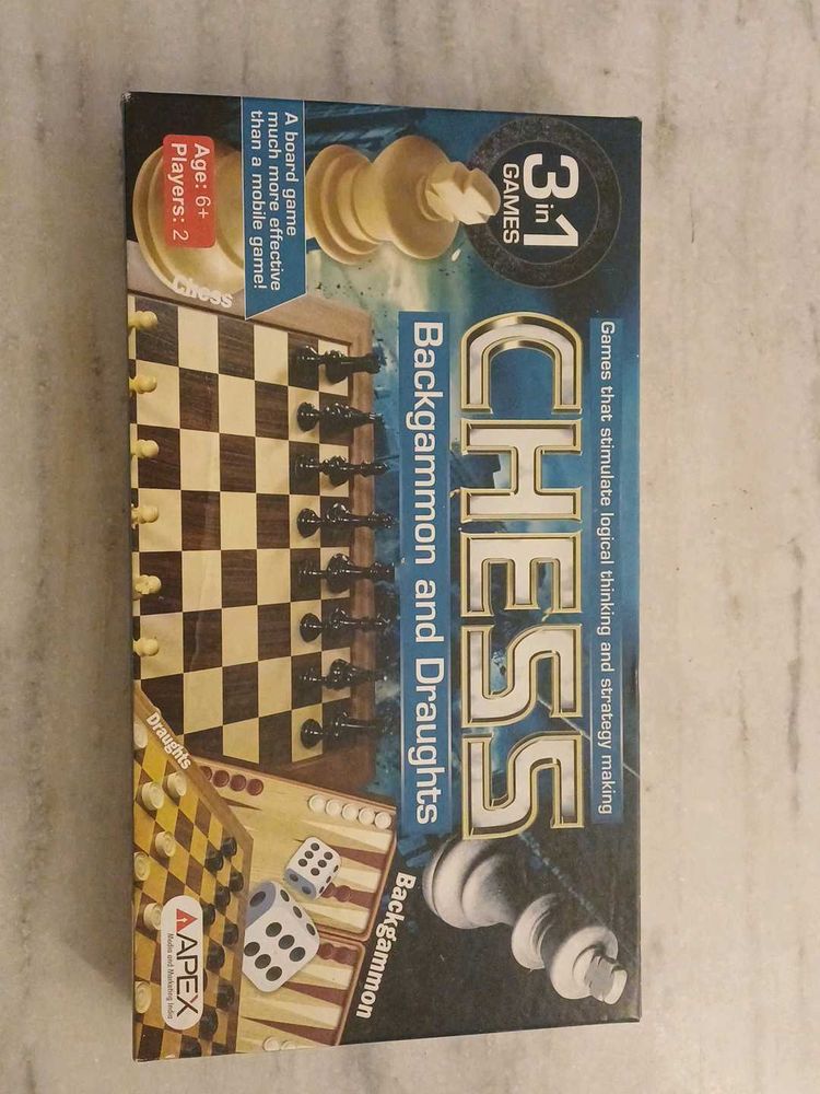 3-in-1 Classic Board Game
