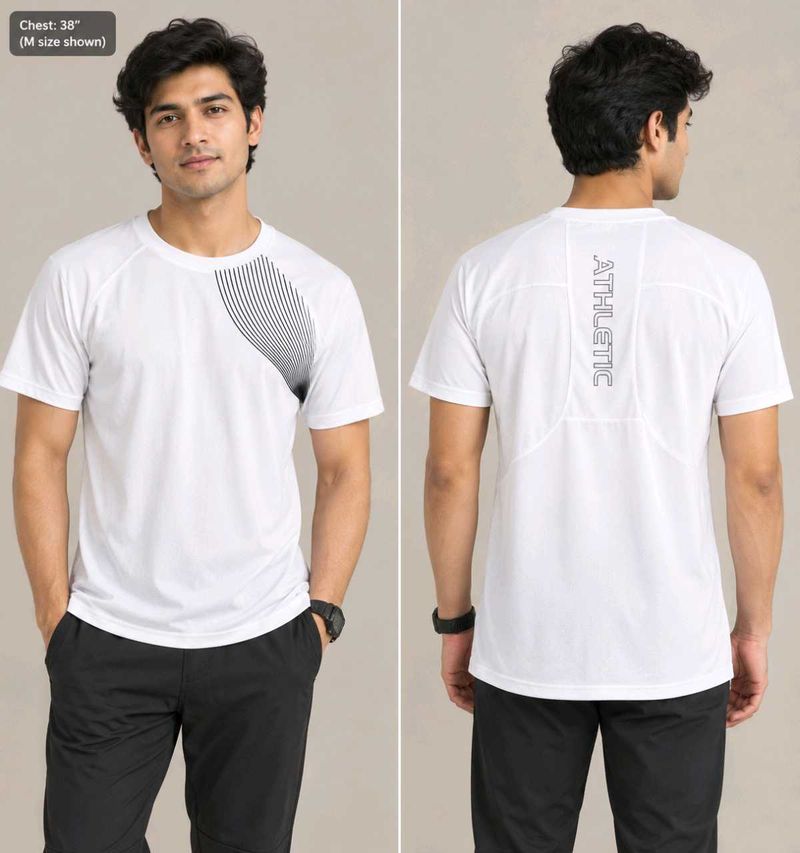 Stylish White Graphic T-shirt