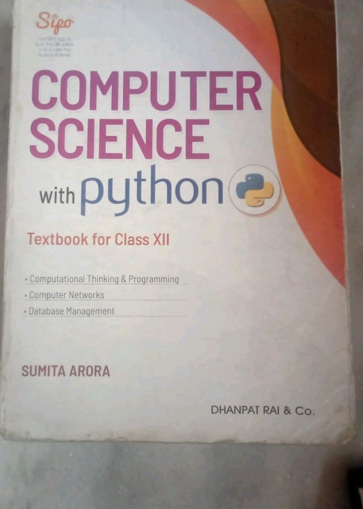 Books > Textbooks | Class 12 Computer Science With Python Sumita Arora ...