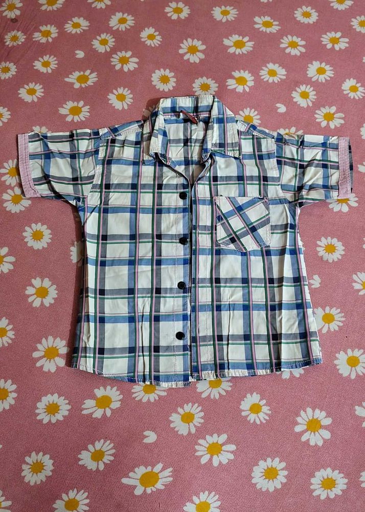 Classic Plaid Button-Up Shirt