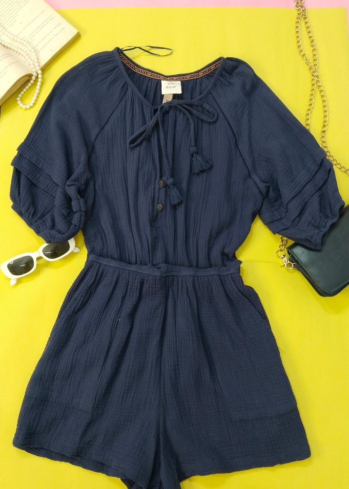 Nevy Blue Romper/ Playsuit