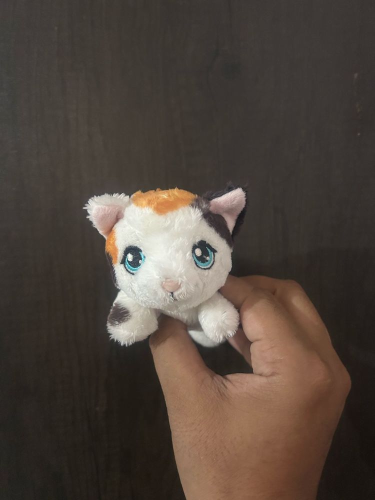 small NICI Calico Cat plush toy