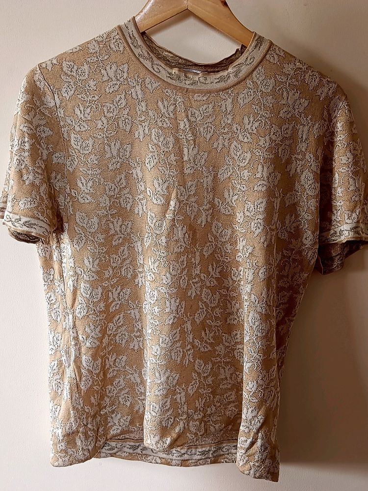 Gold Shimmery Top