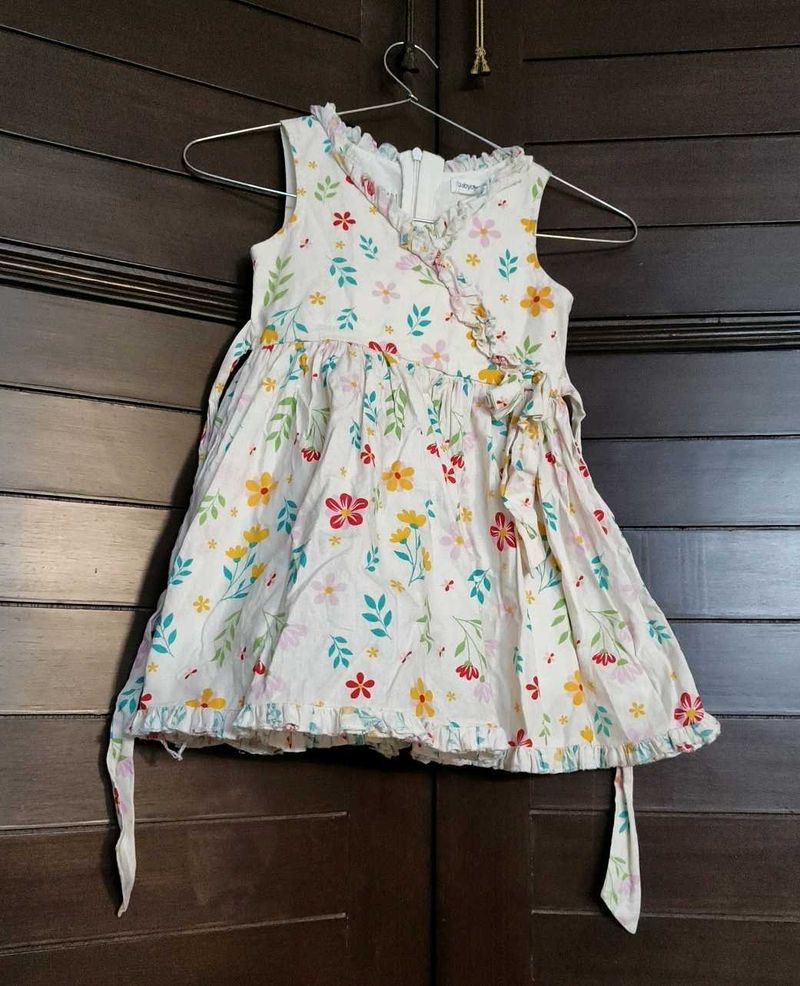 BabyOye Charming Floral Print Dress