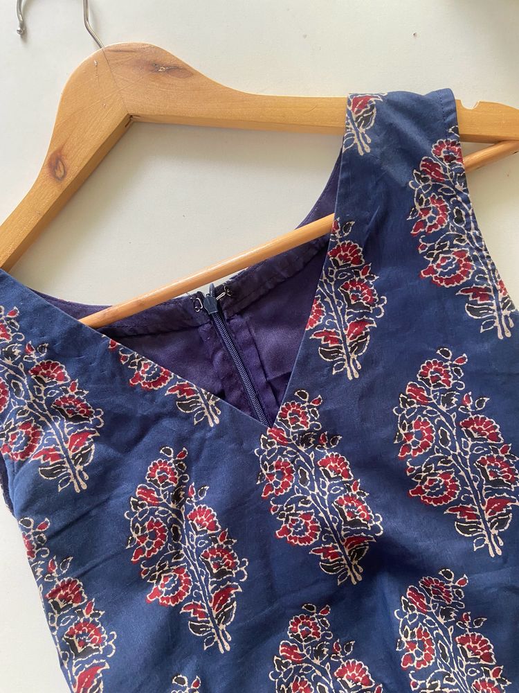 Stiched Cotton Kurta With Lining