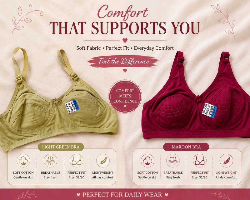 Comfortable &amp; Breathable Everyday Bras