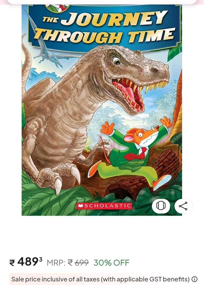 The Journey Through Time - Kids Book