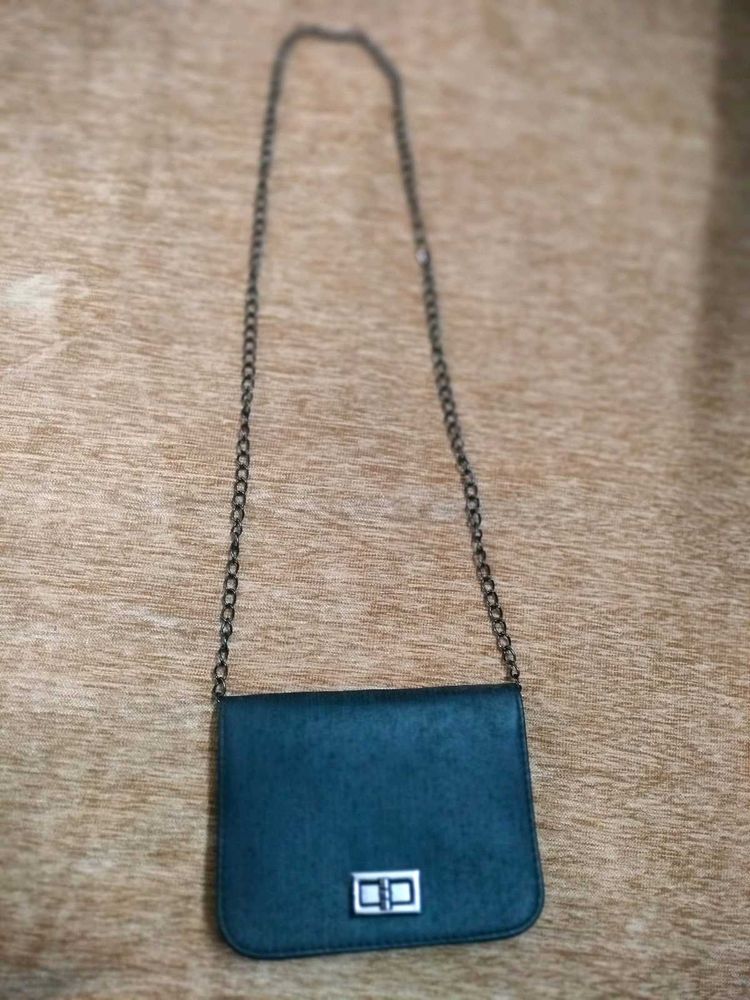 Chic Dark Teal Clutch Bag