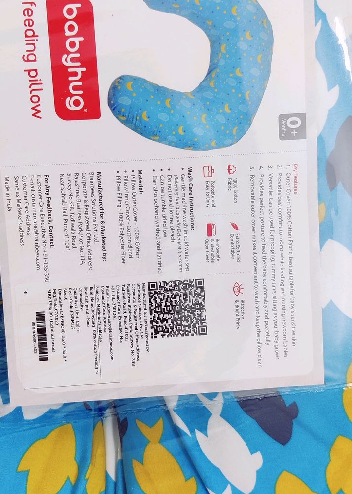 New born feeding pillow