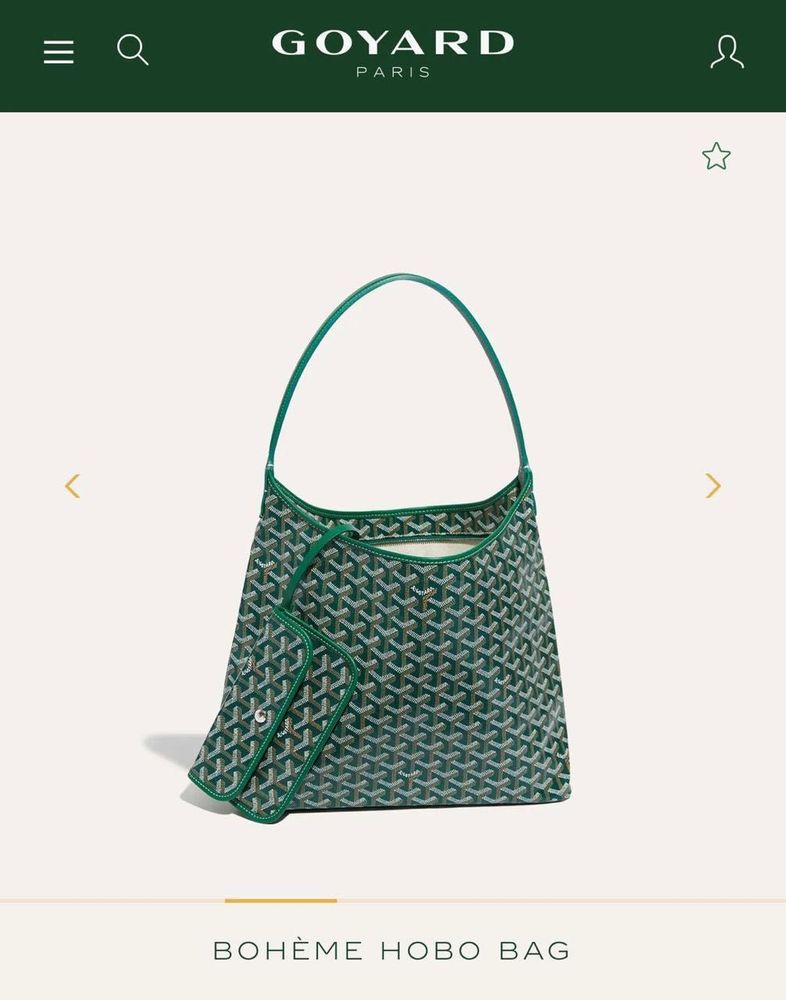 Goyard Bohemian Hobo Bag