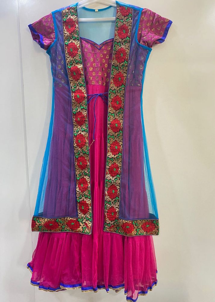 Beautiful Anarkali suit set With Jacket