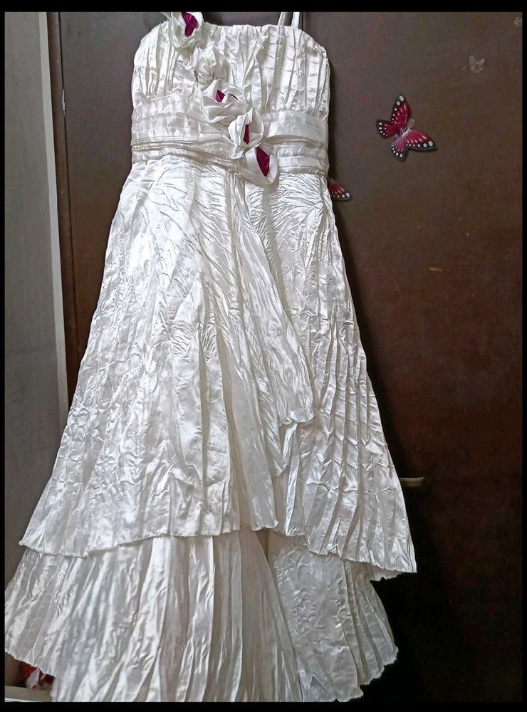 Elegant beautiful White Dress