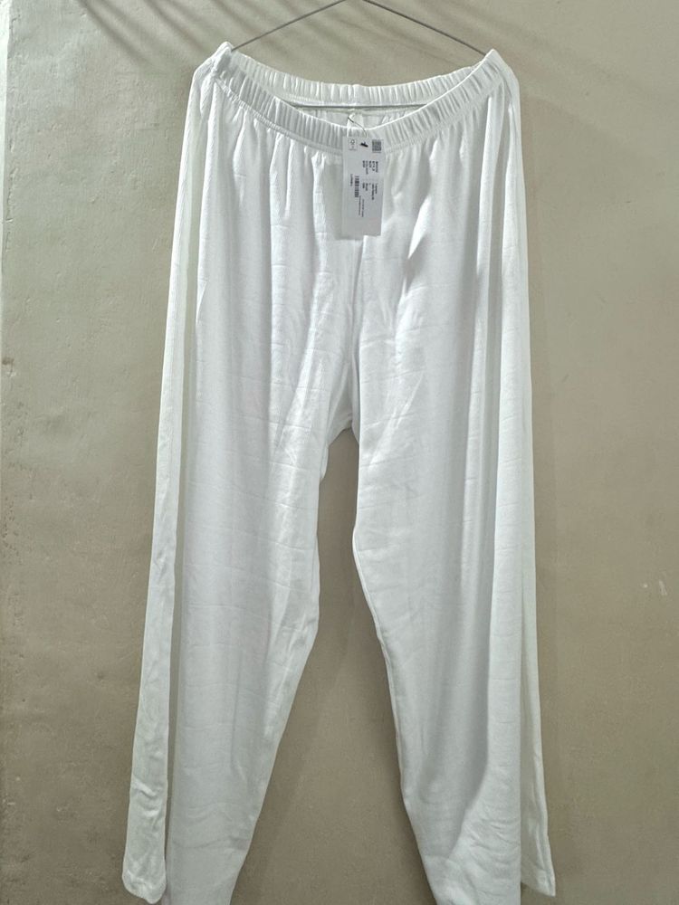 Elegant White Palazzo Pants