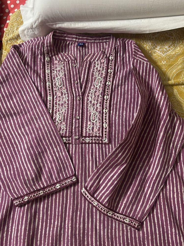 Beautiful Striped Kurta with Palazzo