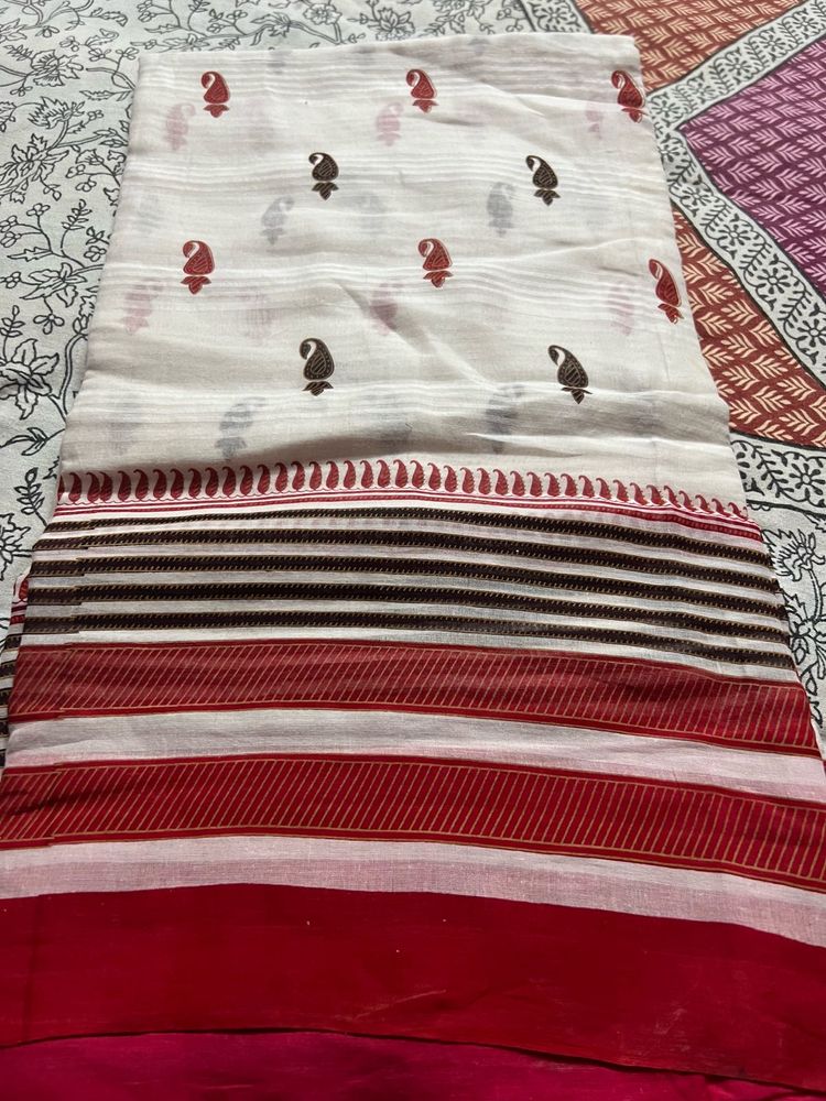 Used super soft pure cotton saree