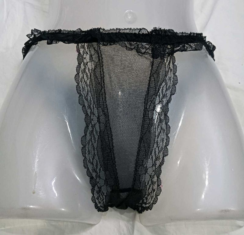 Lace 💛 34..Trimmed Sheer Briefs