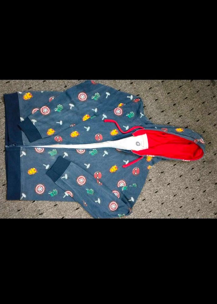 Sweatshirt Hoodie With Zip