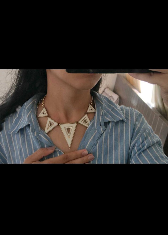 Geometric Statement Necklace