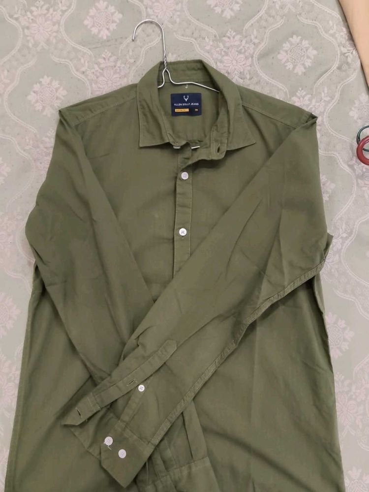 Allen Solly Olive Green Shirt