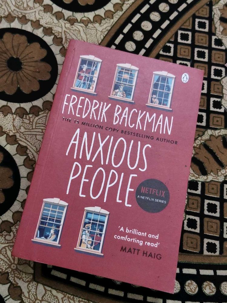Anxious People by Fredrik Backman Book