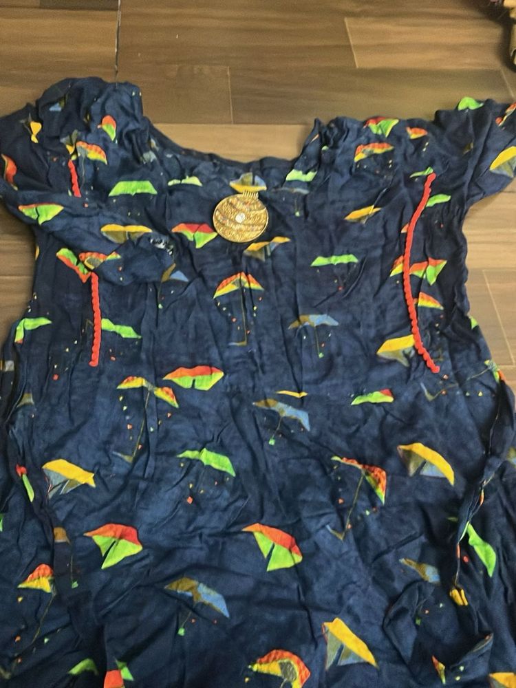 Boho Kite Print Kurta