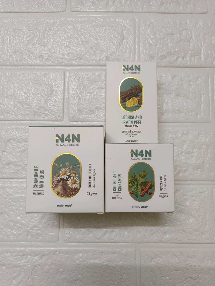 N4N Skincare Set - Face Wash &amp; Cream