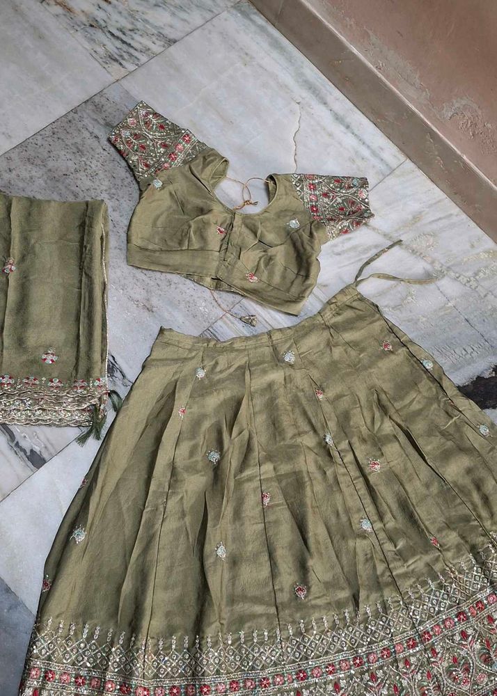 Embroidered Lehenga Choli Set