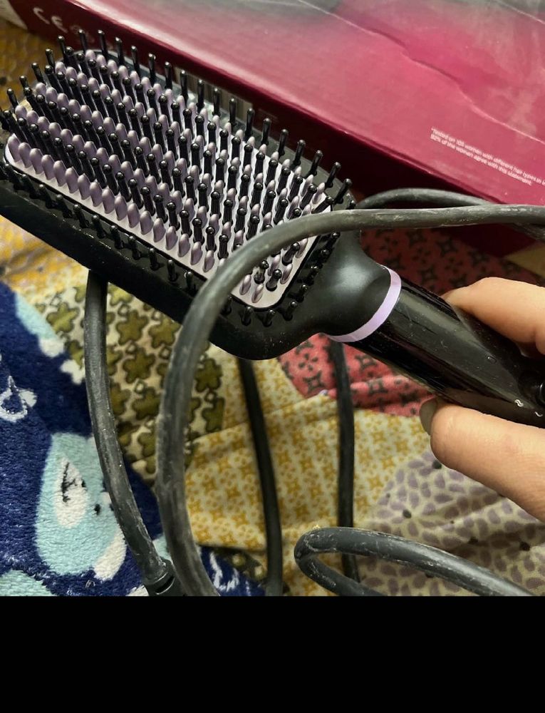 Electric Hair Straightening Brush