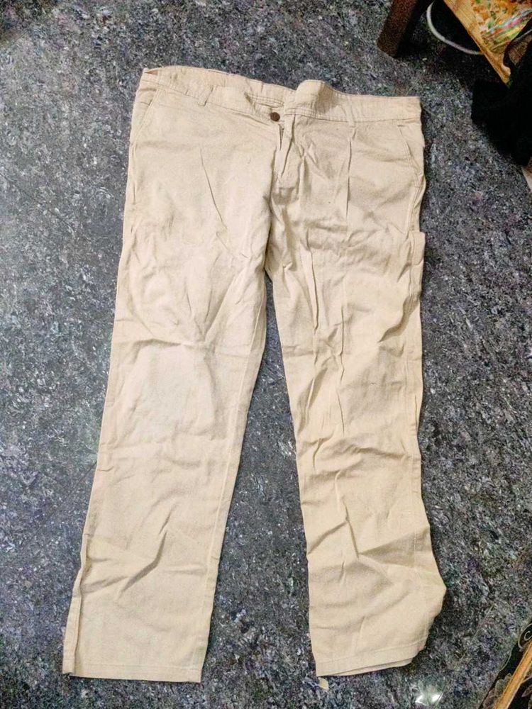 Casual Beige Pants
