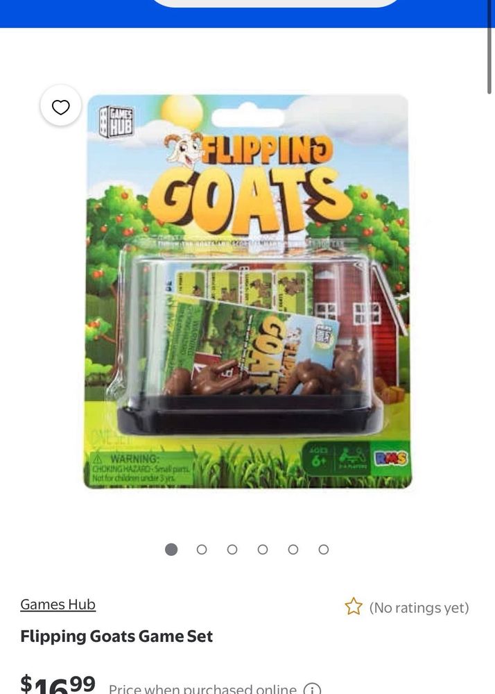 Flipping Goats Game Set