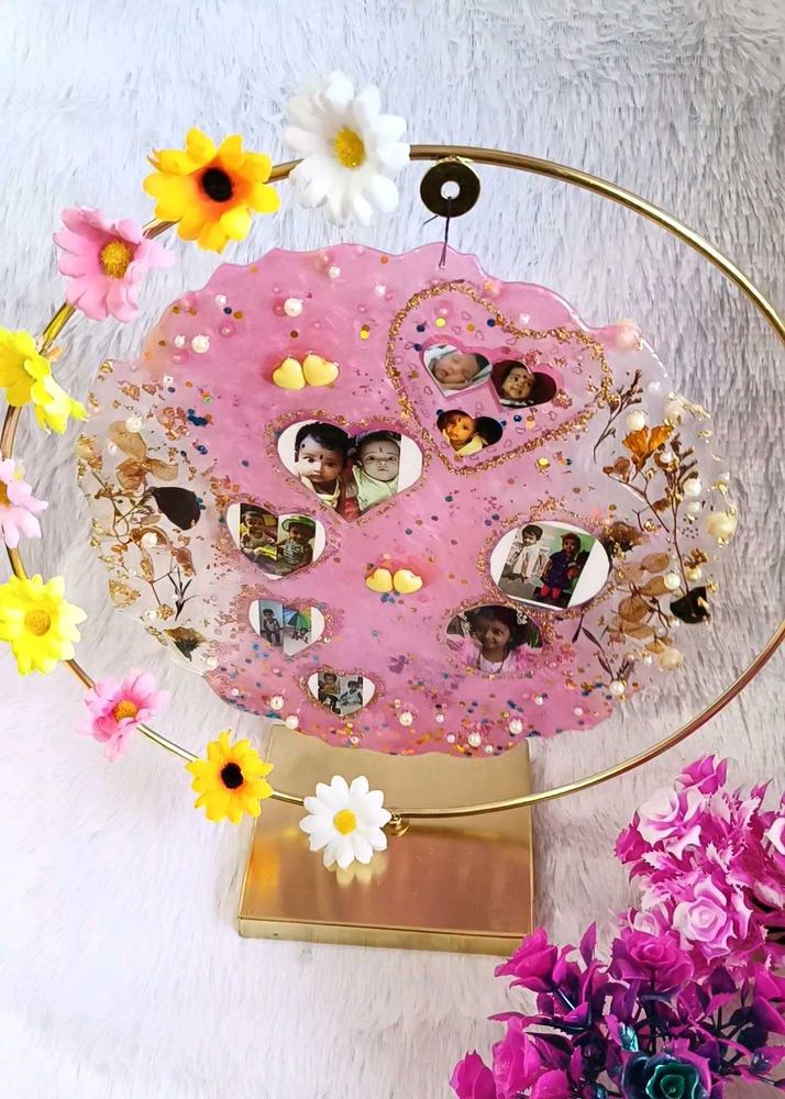 Resin hoop rotating frames