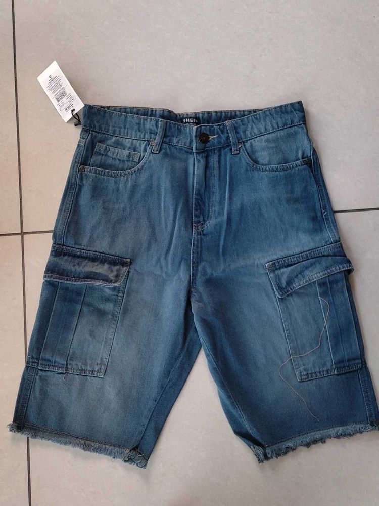 Shein Denim Cargo Jorts