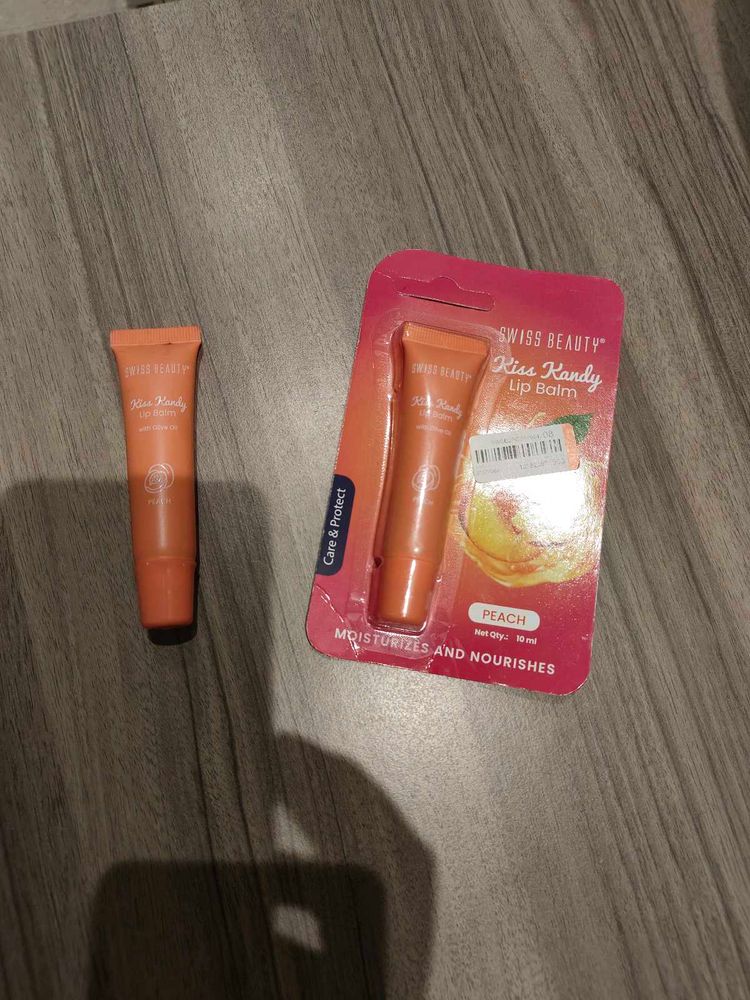 2 Swiss Beauty Lip Balm - Peach