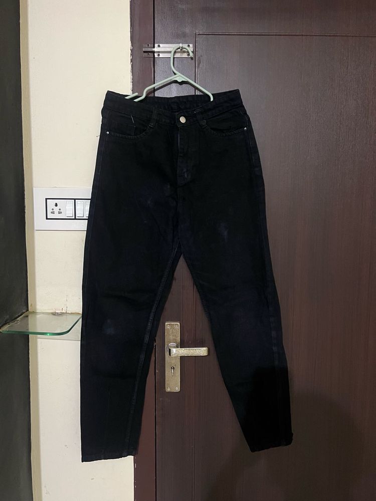 Stylish Black Denim Jeans