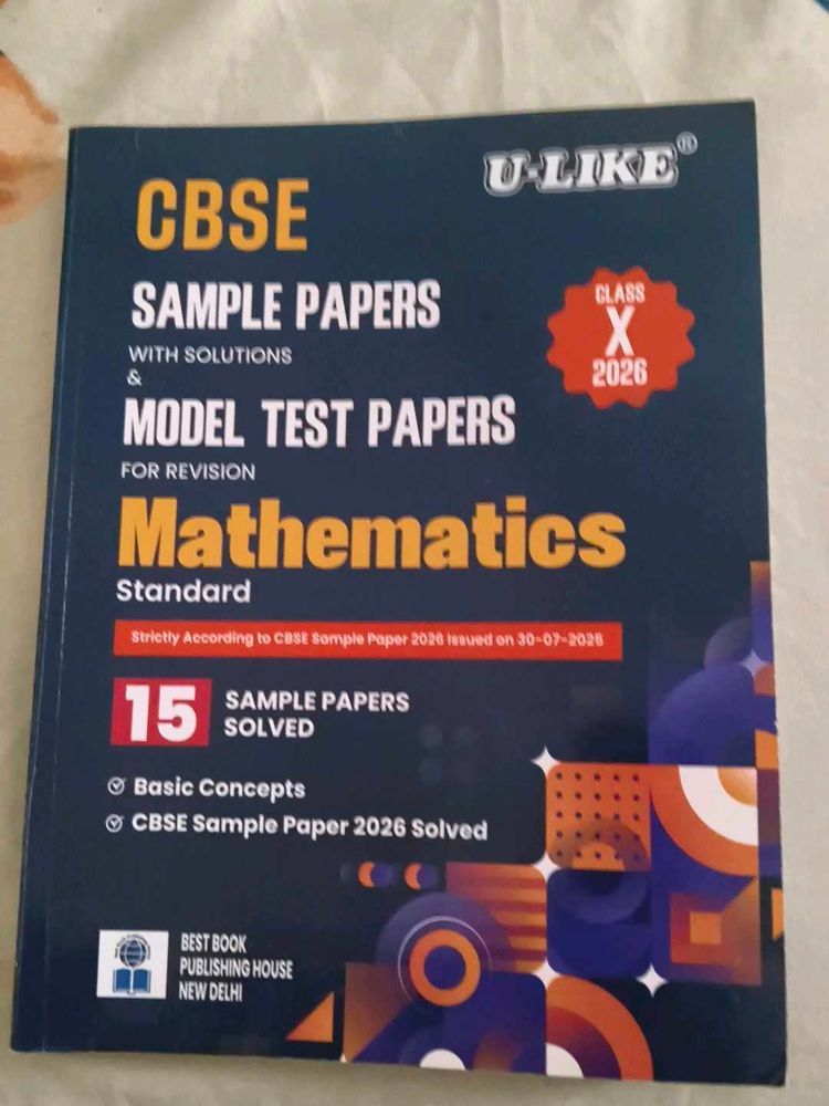 CBSE Class 10 Mathematics Sample Papers 2026