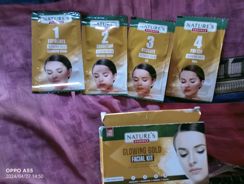 Glowing Gold Facial Kit
